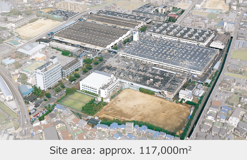 Site area: approx. 117,000m2