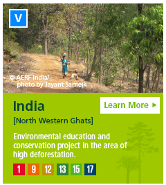 India [North Western Ghats] Environmental education and conservation project in the area of high deforestation.